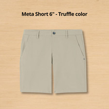 NWT Vuori Men's Vuori Meta Short 6" - Truffle color - Sale - New
