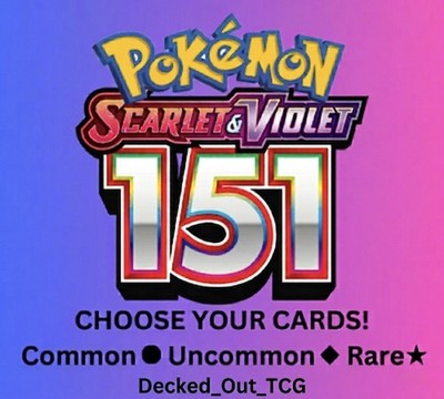 Pokémon TCG 151 Sammlung - Karte aussuchen - alle Varianten verfügbar - NM/M