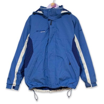 Columbia Titanium Ski-/Snowboardjacke blau mit Kapuze - Größe M Herren
