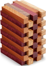 50 Pcs Exotic Wood Pen Blanks Turning Supplies DIY Crafts Hardwood Pen Blanks Tu
