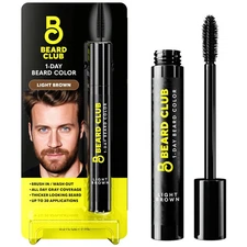 The Beard Club 1 Day Temporary Beard Dye for Men - Light Brown Beard Mustache...