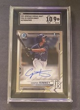 2021 Bowman Draft Chrome Cooper Kinney 1st Bowman Auto CDA-CK