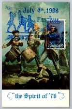 #1631 Spirit of '76 Fifer Maxi Card w/Pictorial Cancel