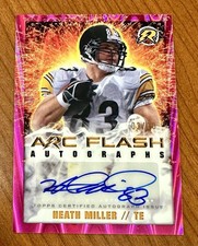 2024 Topps Resurgence Heath Miller Arc Flash RARE Auto /10 -#AFA-HM