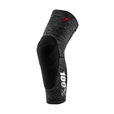 100% Teratec Knee Guard Grey Heather / Black S