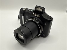 Canon PowerShot SX160 IS Digital Compact Camera Black + Case + 8GB - Please Read