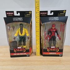 Marvel Legends Marvel Knights  Daredevil & Luke Cage Power Man Mindless One BAF