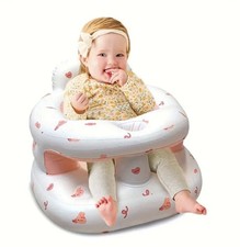 Inflatable Baby Seat with Backrest  Armrests - Portable Indoor/Outdoor Use
