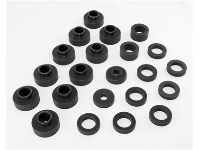 Rugged Ridge Body Mount Kit 22-Pieces Black Fits 1980-1986 Jeep CJ-5/CJ-7