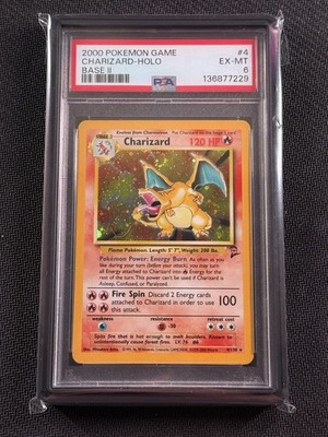【英語版】リザードン Charizard Base Set POKEMON CHARIZARD BASE SET 2 #4/130 PSA 6 ENGLISH With Guard | eBay