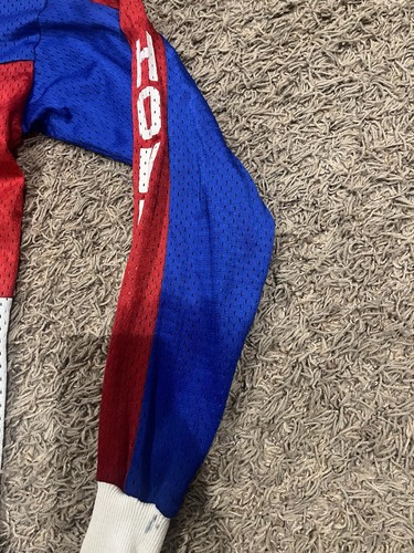Vintage Honda Racing Mesh Jersey Motocross 70s 80s Colorblock Small Distressed - Picture 15 of 18