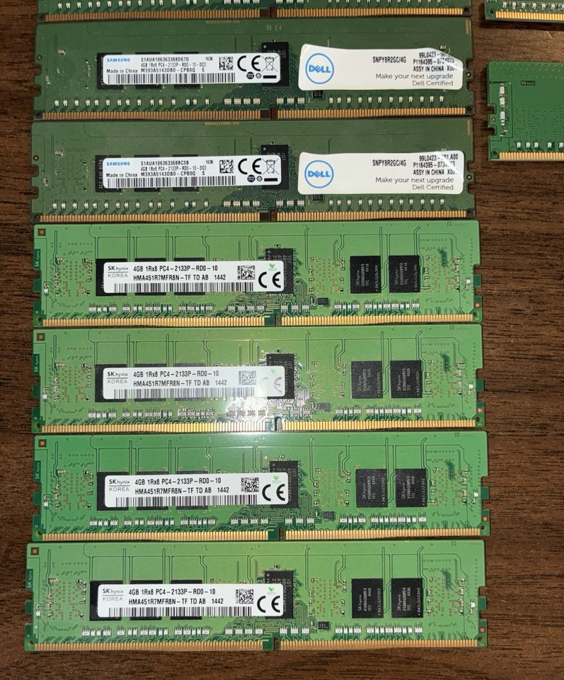 Server Memory DDR4 Hynix Samsung 16GB 4GB PC4-2400T 2133P 3200AA Mix RAM Lot -11 - Image 3 of 4