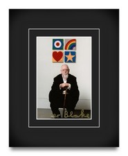Sir Peter Blake Signed 10x8 Photo Autograph Beatles Pop Art Gift Display COA