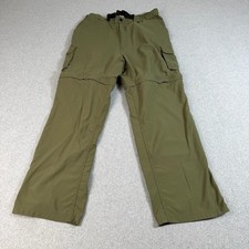Boy Scouts Of America Switchback Pants Men XL Green Cargo Convertible Zip Off