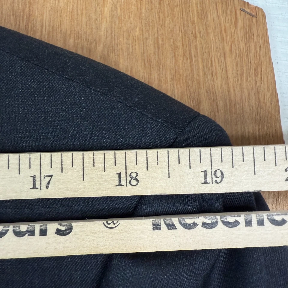 Jhane Barnes Suit Mens 44R Gray 2 Button Super 140s Wool Cashmere Canvas 40x29 - Image 4 of 4