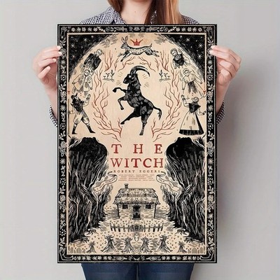 The Witch Poster Spooky Vintage Horror Wall Art Print Poster No Frame