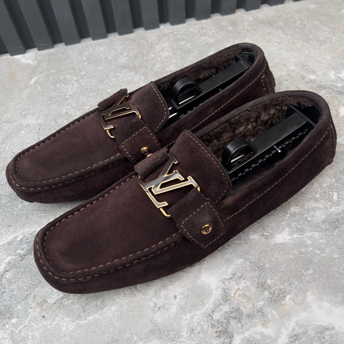 Louis Vuitton Moccasin Brown Casual Shoes for Men for sale - eBay