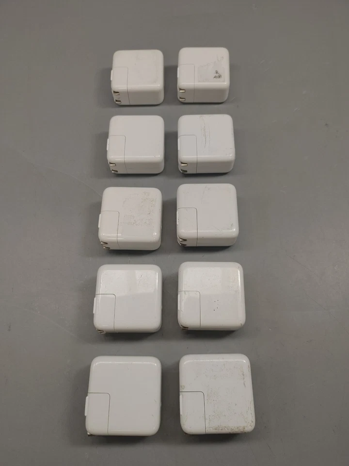 Lot of 10 Genuine Apple 30W USB-C Power Adapter (Heavily Used) A1882, A2164 - Image 2 of 3