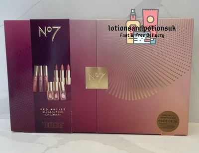 No7 Pro Artist All About Lips Lip Library Damen Weihnachten Geschenkset 2025