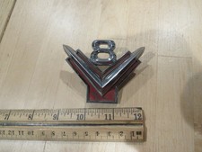 Original V8 Emblem For 1950s Thunderbirdford