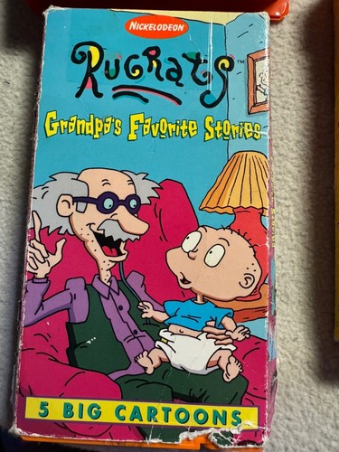 Nickelodeon 90s Nostalgia VHS Lot Rugrats SpongeBob Grandpa Vacation Buddies Y2K - Picture 2 of 14