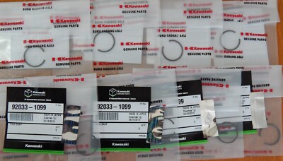 -_-　ラベルセット OEM Kawasaki Piston Pin & Snap Ring Set 12 Pcs 13002-1058 Ninja ZX