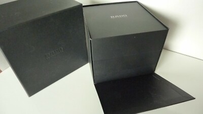 RADO 時計用ボックス ブラック Rado Swiss Men's Watch Box Full Set Unused NEW | eBay