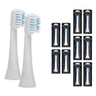 10x Megasonex Brush Heads Zig Zag - Medium