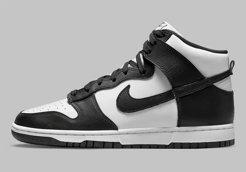 Nike Dunk High Retro Panda Black White Total Orange DD1399-105 sz 12 Men's