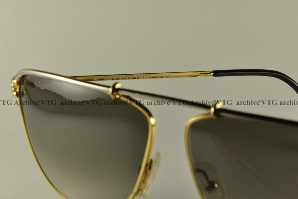 Винтажные солнцезащитные очки Gianfranco Ferrè GFF 53 90-х оправа Италии размер 60 [ ] 13 двухцветный - Изображение 2 из 4