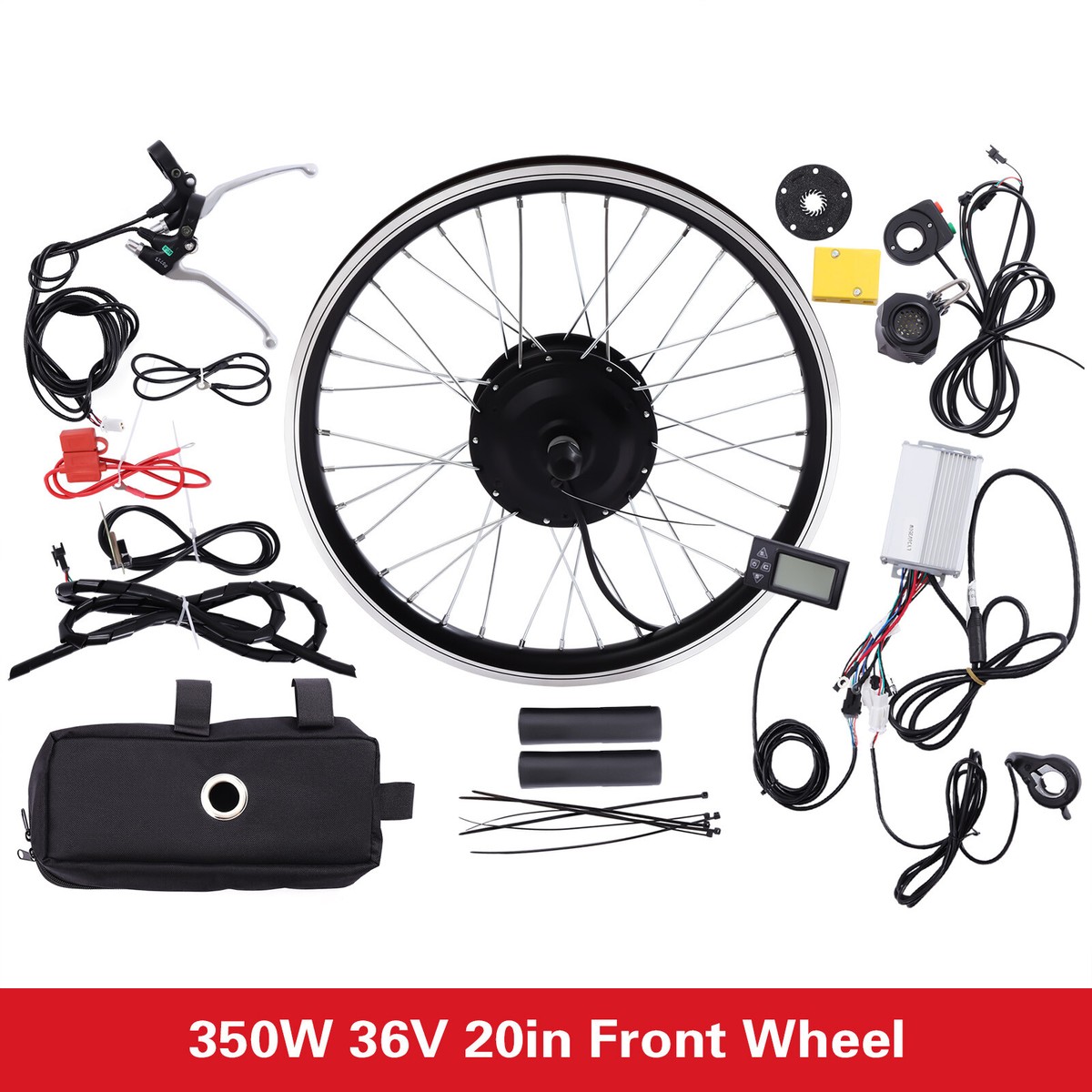 20 Inch 350W E Bike 36V Front Wheel Electric Bicycle Hub Motor