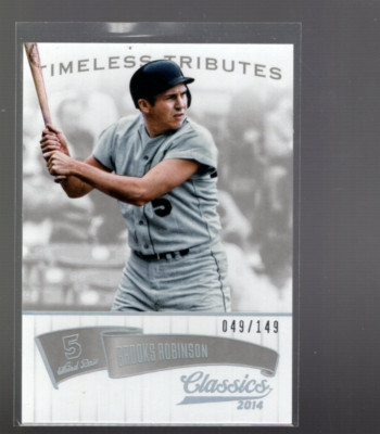 A5575- 2014 Klassiker Zeitlose Ehrungen Silber #16 Brooks Robinson /149 - NM-MT