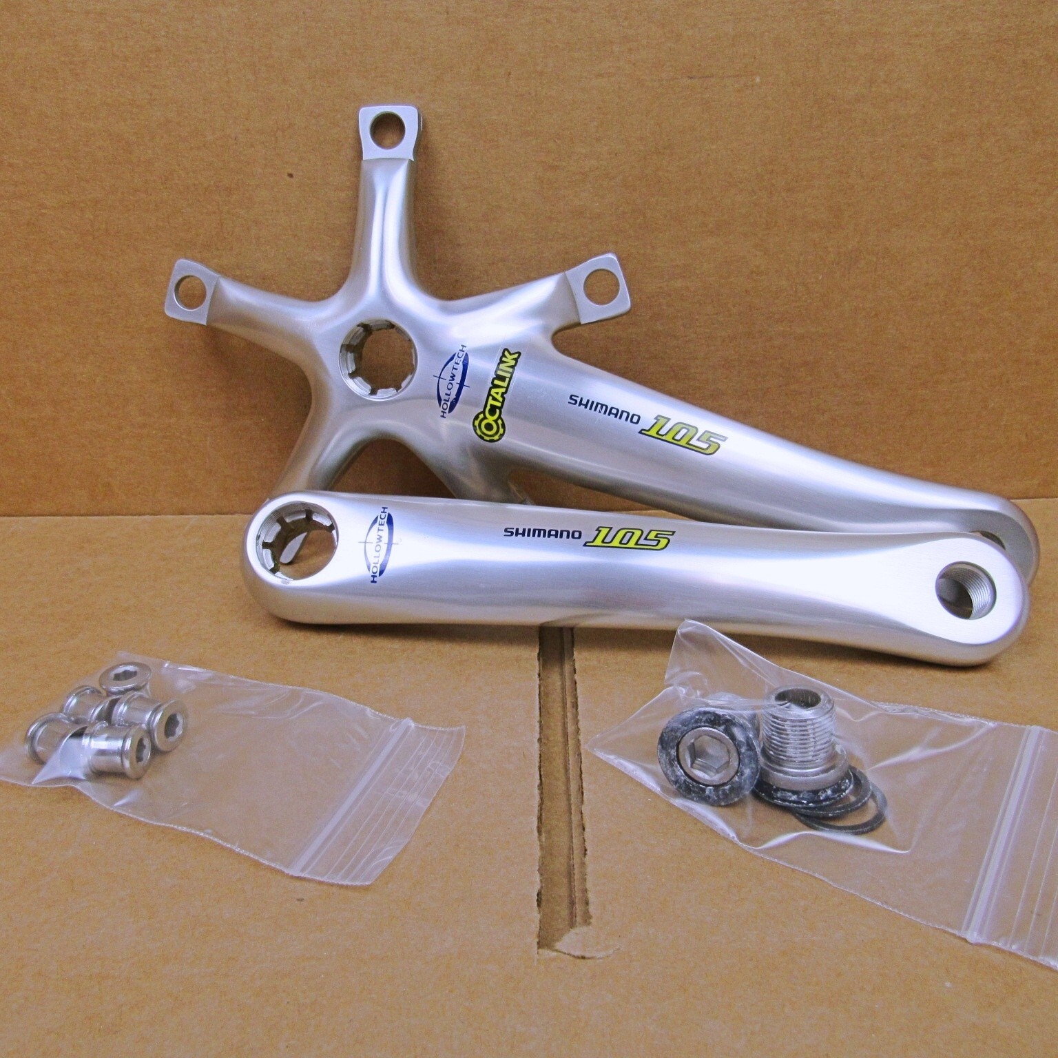 New-Old-Stock Shimano 105 Double Crankarm Set (Model FC-5501