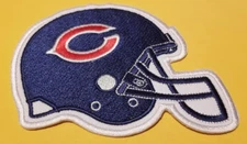 Chicago Bears NFL helmet Embroidered Patch approx 3x4"