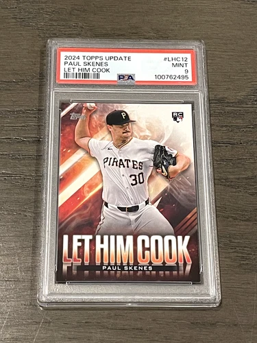 2024 Topps Update Let Him Cook Paul Skenes RC #LHC12 PSA 9 Pittsburgh Pirates
