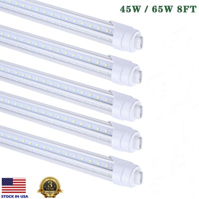 8FT Led Tube Light HO T8 Rotatable 90W 65W 45W 8 Foot Led Shop Light R17D Base