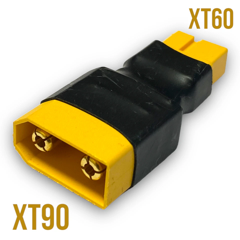2x Adapterkabel Adapterstecker XT60 Stecker Female auf XT90 Buchse Male Adapter - Bild 4 von 4