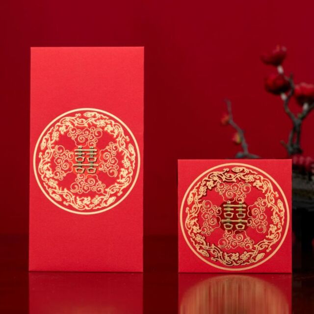 Buckle Design Wear-resistant Celebrate Red Packet Festival Supplies Envelope