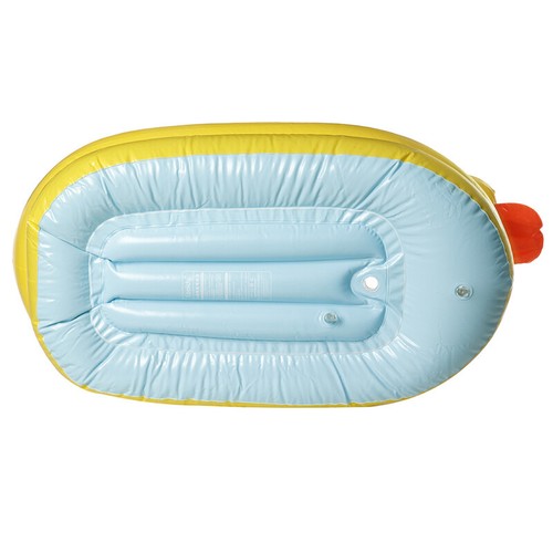 Inflatable Baby Bath Tub Infant Shower Travel Tub Portable Duck Shape Spa Pool - Picture 5 of 9