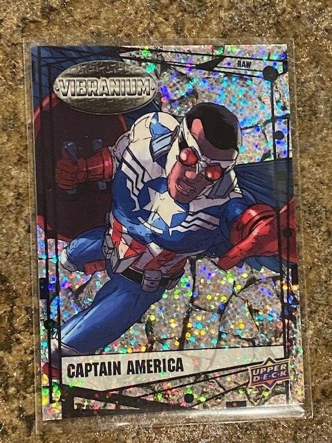 2015 Marvel Vibranium Raw Insert #01 #1 CAPTAIN AMERICA Combo Shipping😍*