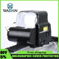 Tactical Scope Protector Holosight Cover Red Green Dot Sight Lens Protective