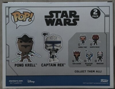 FUNKO POP! スター・ウォーズ ポング・クレル キャプテン・レックス Pop! Pong Krell vs. Captain Rex 2-Pack