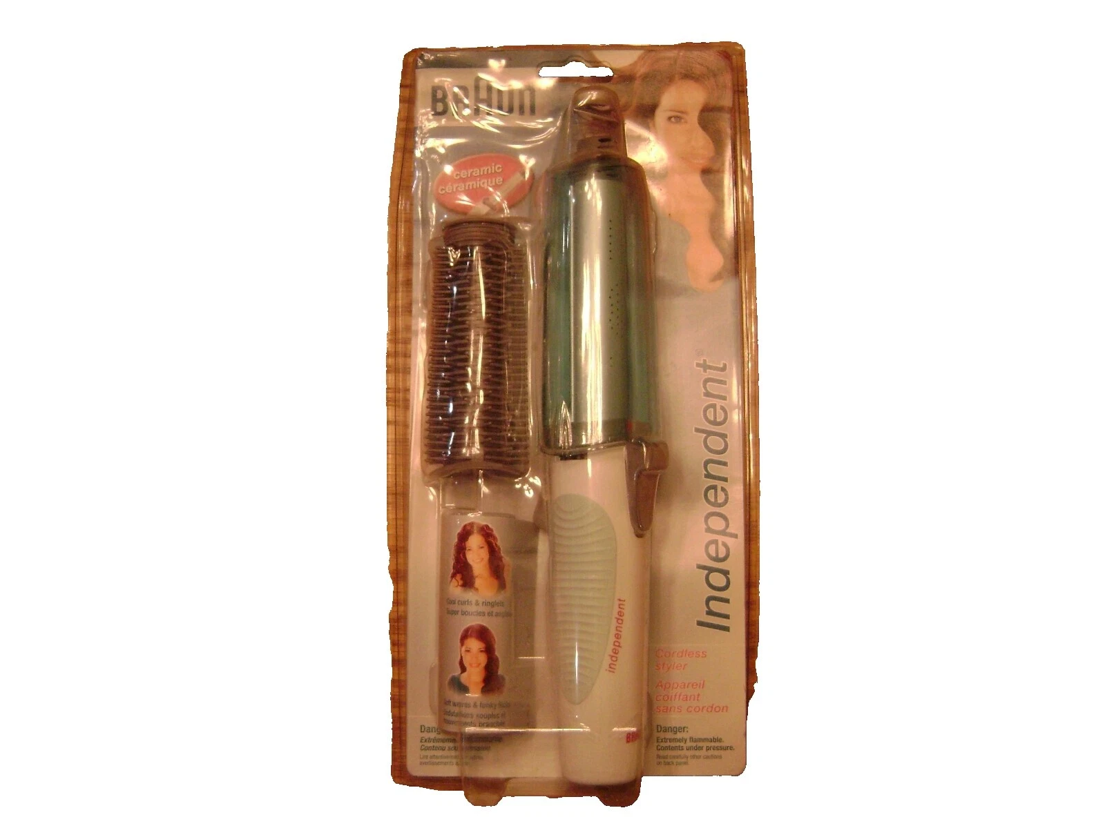 Braun Ceramic Hair Curling & Straightening Irons with Steam