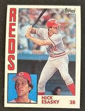 1984 Topps Nick Esasky Baseball Rookie Card (RC) #192 Reds 3B VG O/C. rookie card picture