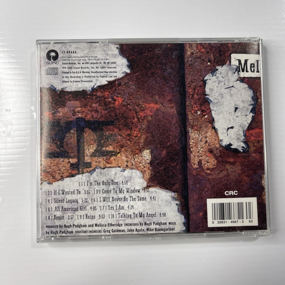 F CD Yes I Am Melissa Etheridge - Image 2 of 4