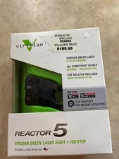 Viridian Reactor R5 Green Laser Sight & Holster (R5-LC9) LC9/LC380