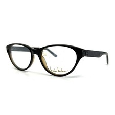 Nicole Miller Eyeglasses N MILLER FIFTH C02 Brown Cat-Eye Frame 53-16-140