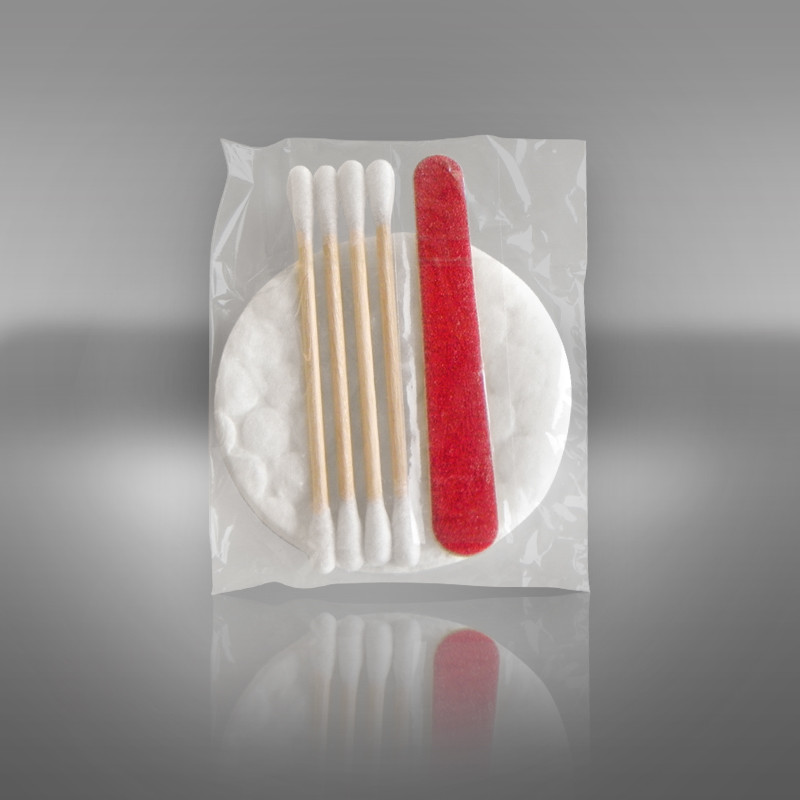 Kit de cosméticos de hotel almohadilla de algodón kit de tocador limpiador facial necesidades de viaje - 200 uds.