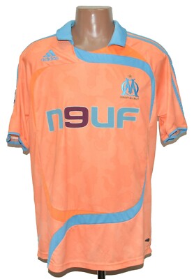 Maillot Vintage OM Domicile 2006-2007 – Carrasso N°1 – Adidas Taille L – Très Bon état