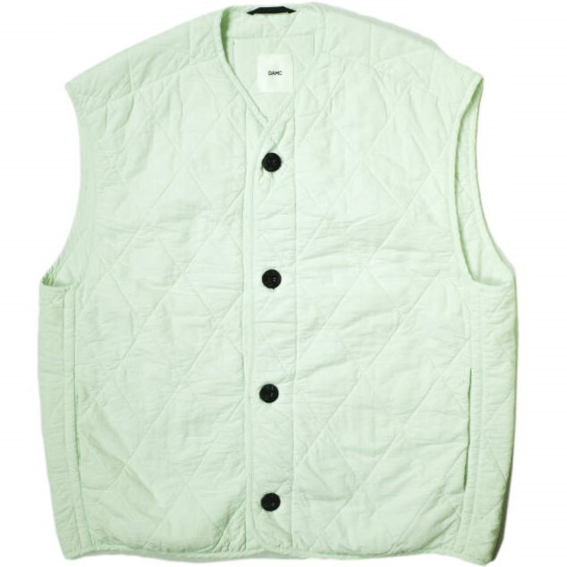 トップス [OAMC H BEAUTY&YOUTH] QUILTING VEST MINT OAMC H BEAUTY&YOUTH] QUILTING VEST MINT